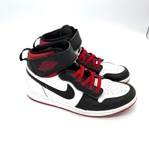 Air Jordan 1 FlyEase High Gym Red Black Toe Mens Size 9.5